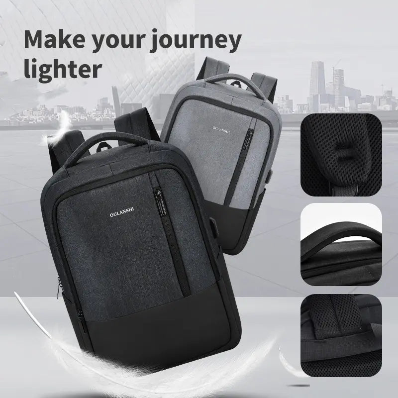 Aqua Laptop Backpack
