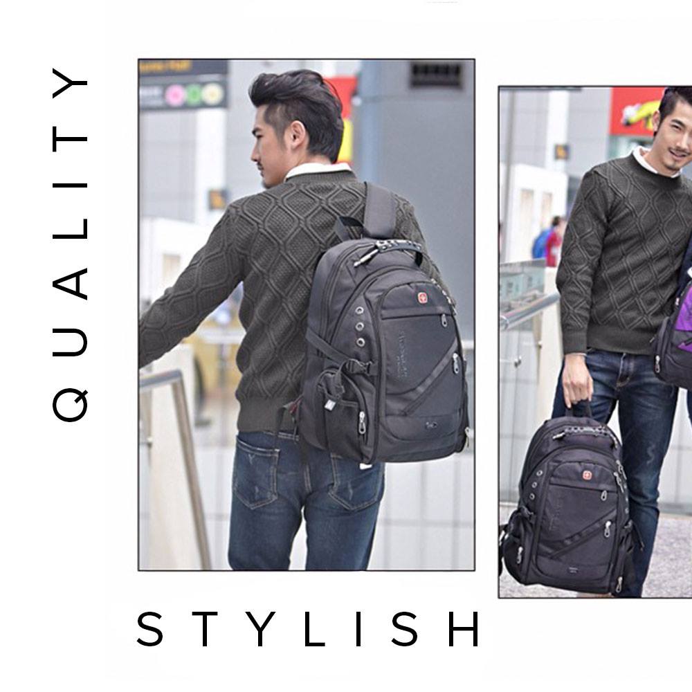 Multifunction Large Capacity USB Charging - Waterproof - Travel Business Backpack