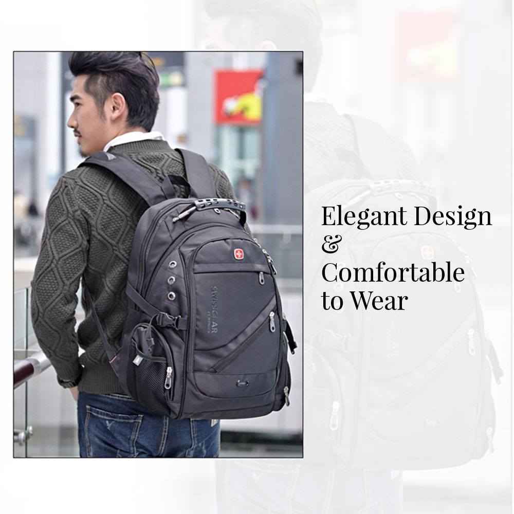 Multifunction Large Capacity USB Charging - Waterproof - Travel Business Backpack