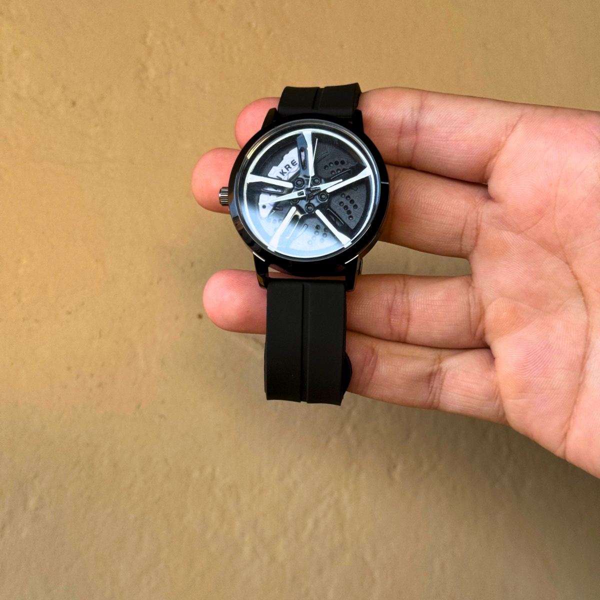 Rotatable Wheel Men's Watch