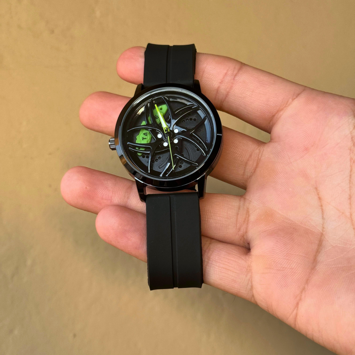 Rotatable Wheel Men's Watch