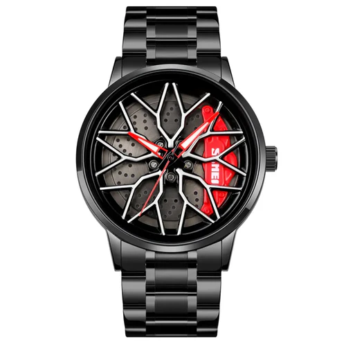 Rotatable Wheel Men's Watch