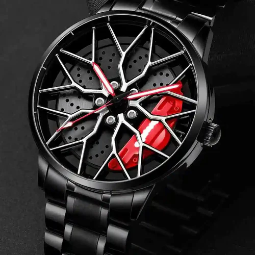 Rotatable Wheel Men's Watch