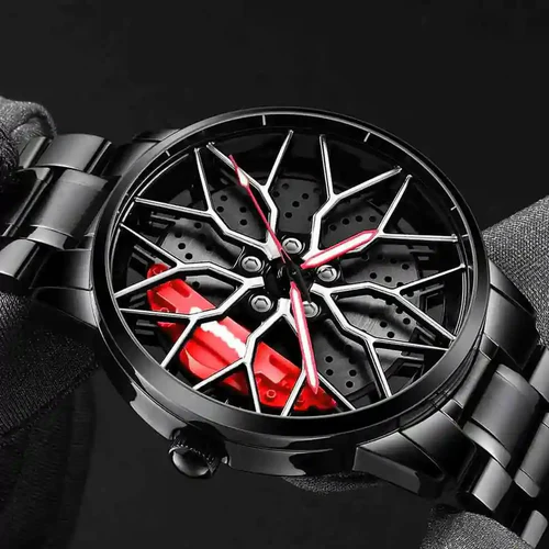 Rotatable Wheel Men's Watch