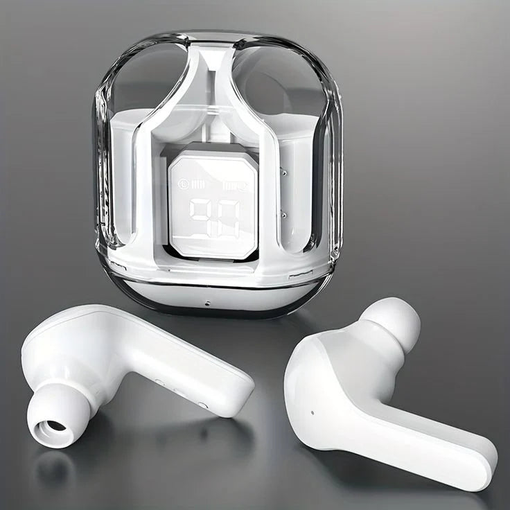 TRANSPARENT WIRELESS STEREO EARBUDS